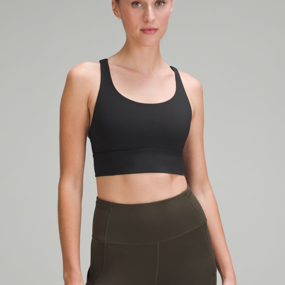 Black Lululemon Energy Bra 8